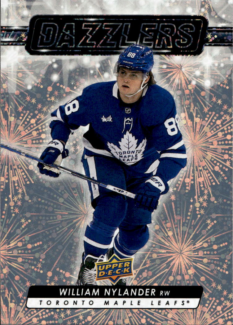 Dazzlers Orange WILLIAM NYLANDER 23-24 UD Series 1