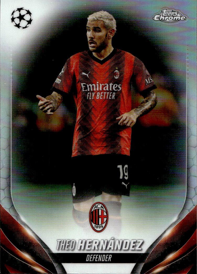 Refractor THEO HERNANDEZ 23-24 Topps Chrome UEFA CC