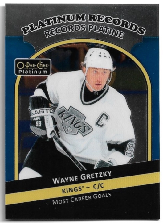Platinum Records WAYNE GRETZKY 17-18 UD O-Pee-Chee OPC Platinum