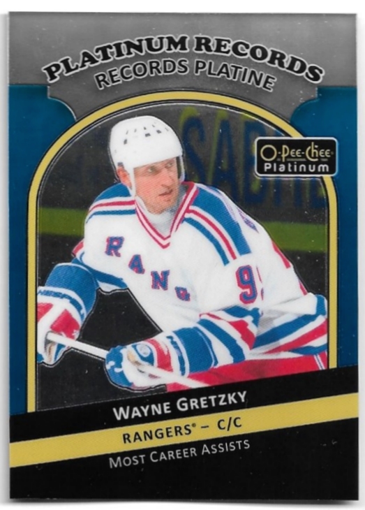 Platinum Records WAYNE GRETZKY 17-18 UD O-Pee-Chee OPC Platinum