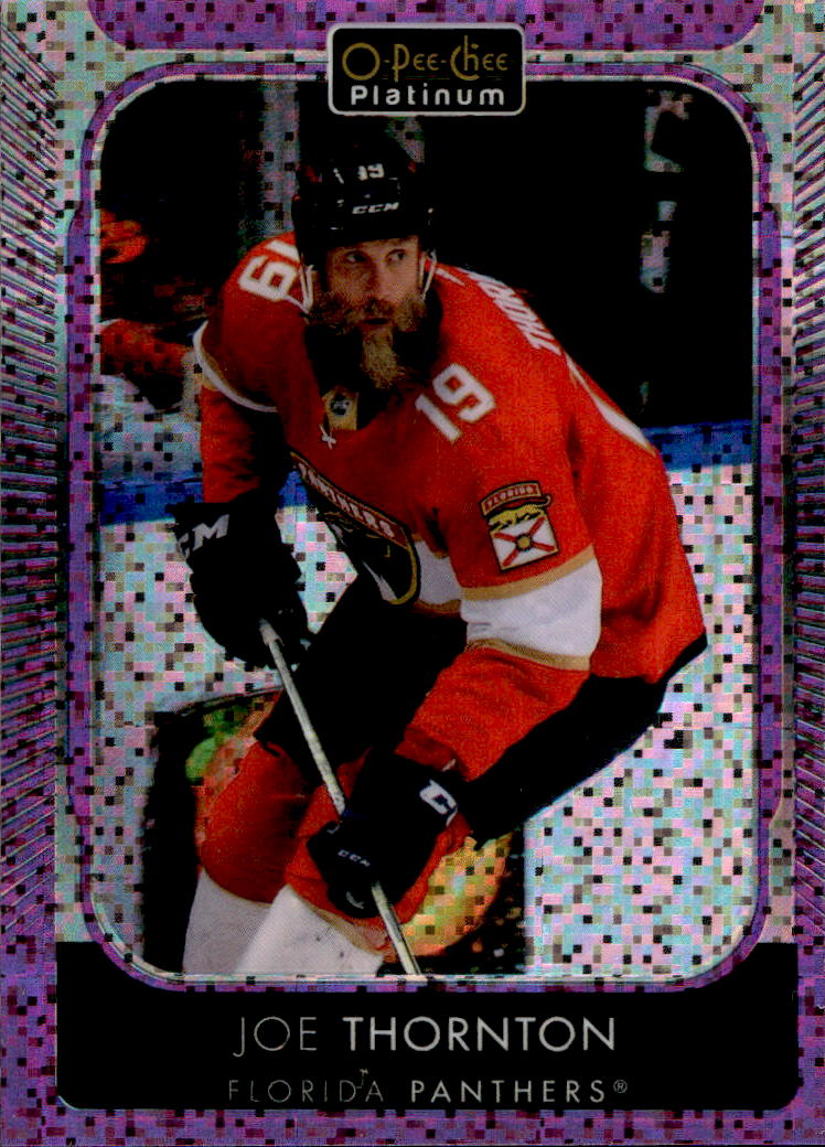 Violet Pixels JOE THORNTON 21-22 UD O-Pee-Chee OPC Platinum /299