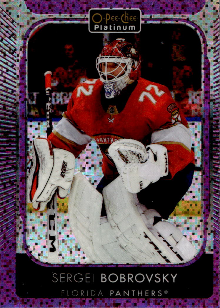 Violet Pixels SERGEI BOBROVSKY 21-22 UD O-Pee-Chee OPC Platinum /299