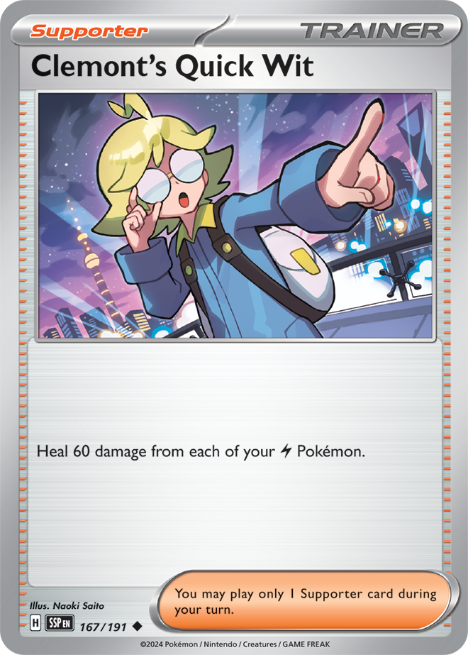 Supporter - CLEMONT'S QUICK WIT