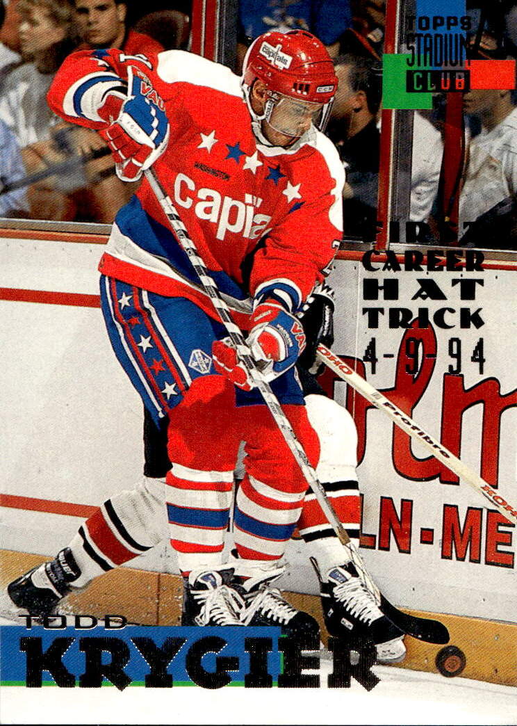TODD KRYGIER 94-95 Topps Stadium Club