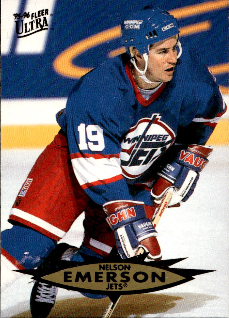 NELSON EMERSON 95-96 Fleer Ultra (trocha barvy na povrchu)
