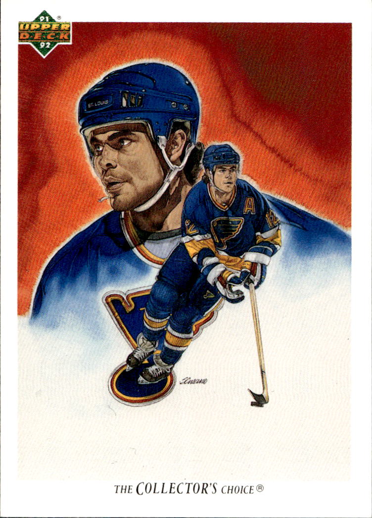 Checklist ADAM OATES 91-92 Upper Deck
