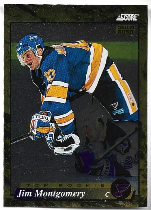 Gold Rush JIM MONTGOMERY 93-94 Score Canadian