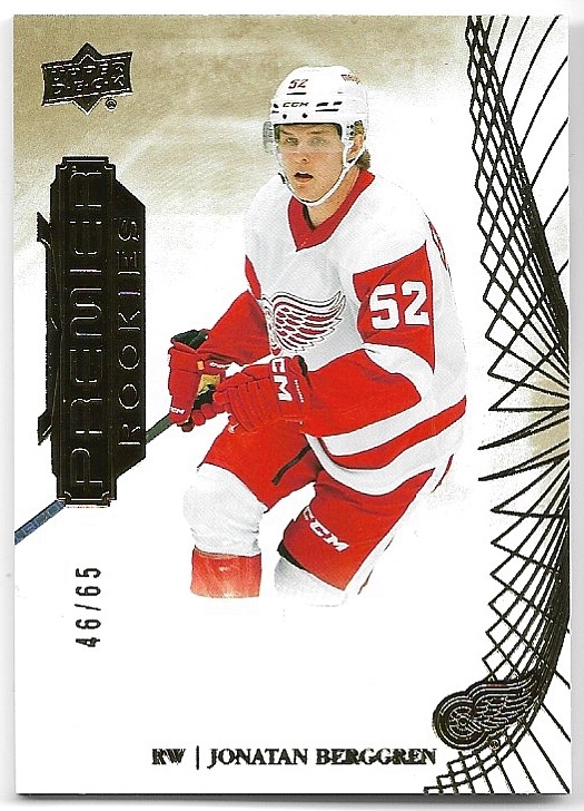 Rookie Gold JONATAN BERGGREN 22-23 UD Premier /199