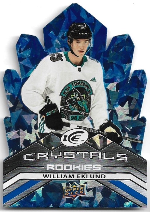 Rookie Ice Crystals WILLIAM EKLUND 21-22 UD Ice