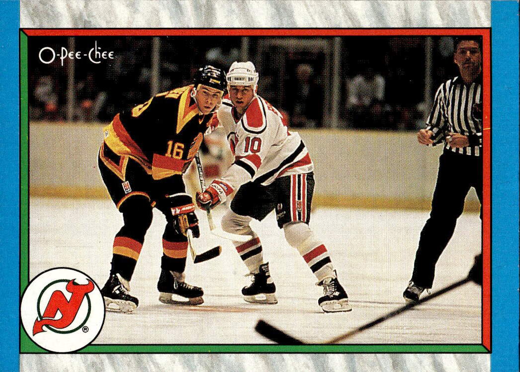 NEW JERSEY DEVILS 89-90 O-Pee-Chee