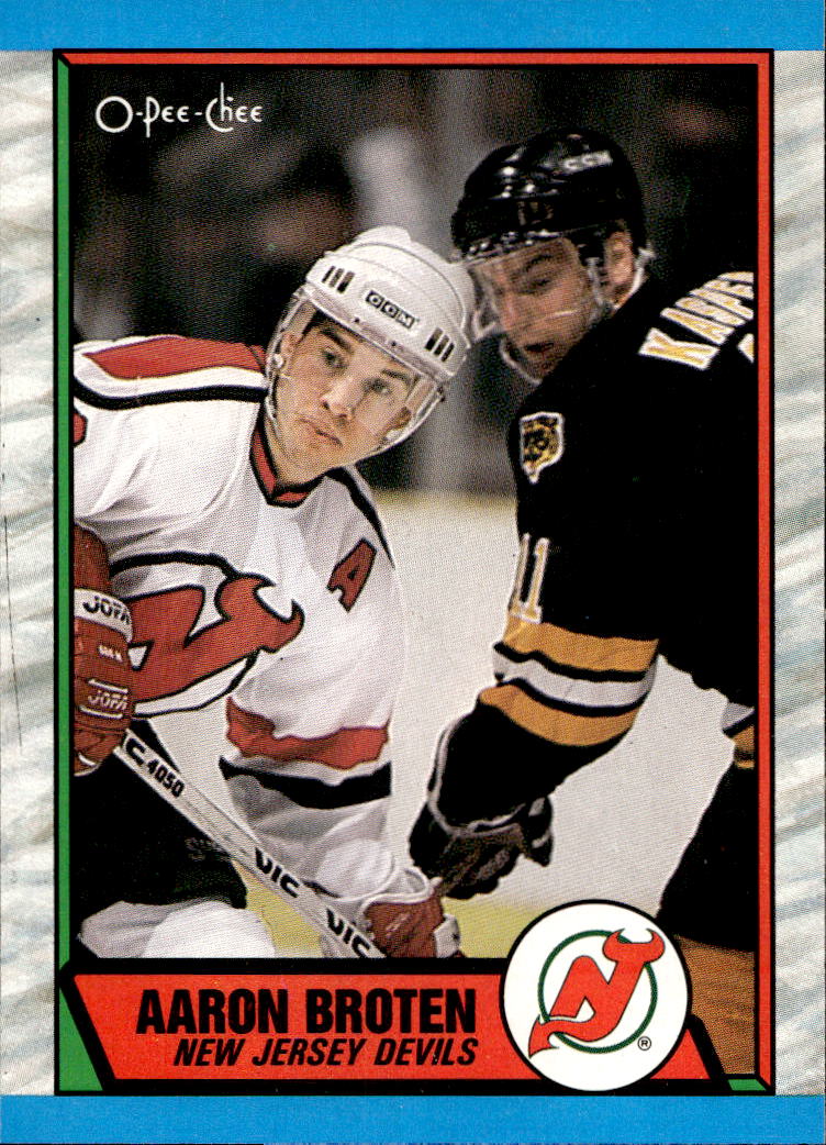 AARON BROTEN 89-90 O-Pee-Chee