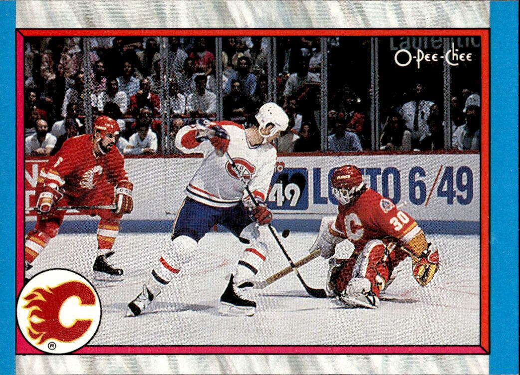 CALGARY FLAMES 89-90 O-Pee-Chee