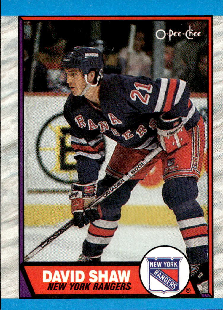 DAVID SHAW 89-90 O-Pee-Chee
