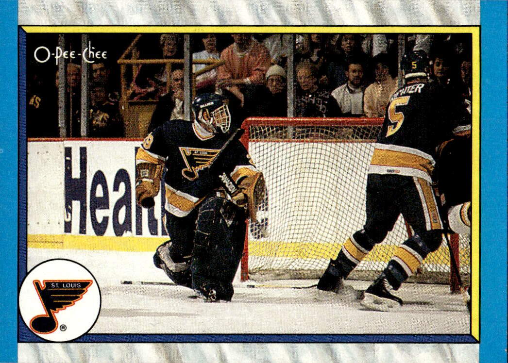 ST LOUIS BLUES 89-90 O-Pee-Chee