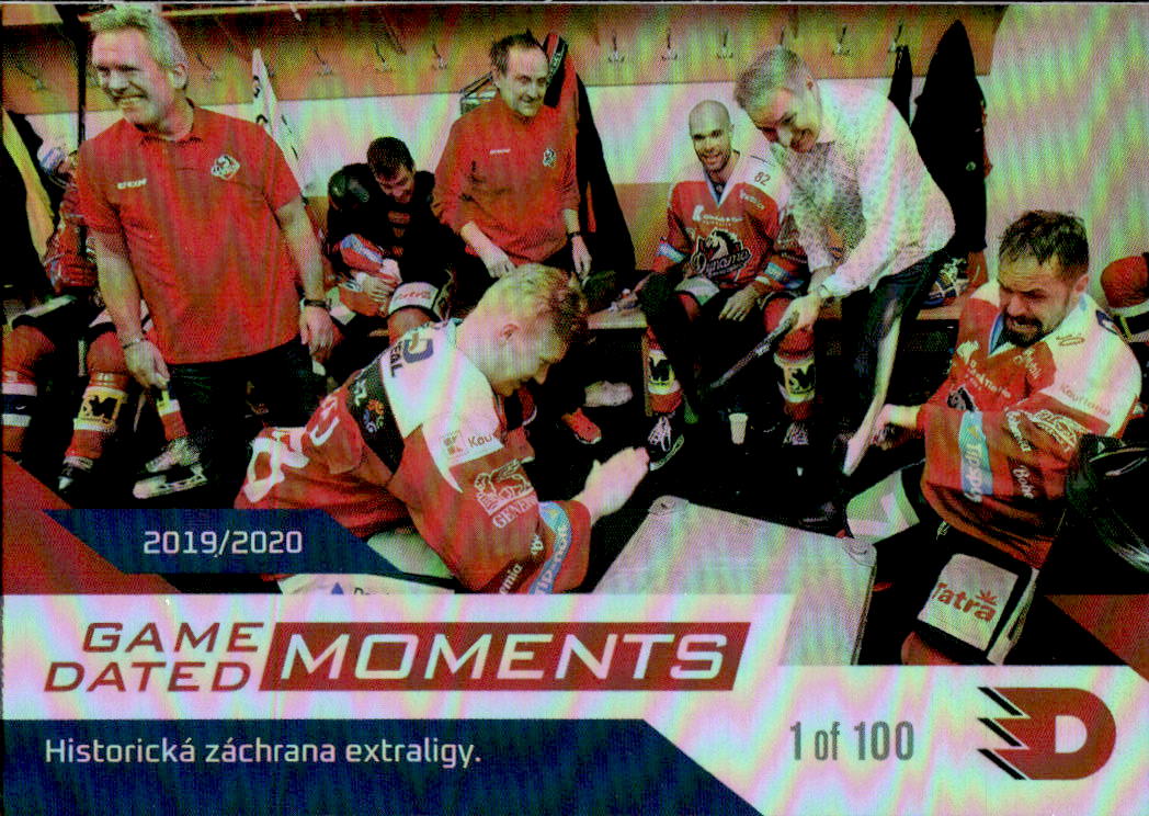 Rainbow Game Dated Moments HISTORICKÁ ZÁCHRANA EXTRALIGY 2024 Moje Kartičky Dynamo 100 /100