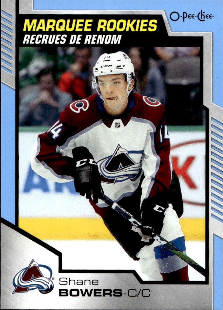 Blue Border Marquee Rookie SHANE BOWERS 20-21 UD O-Pee-Chee OPC