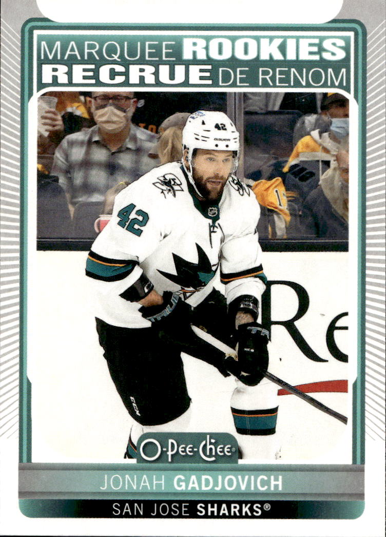 Marquee Rookies JONAH GADJOVIC 21-22 UD O-Pee-Chee OPC