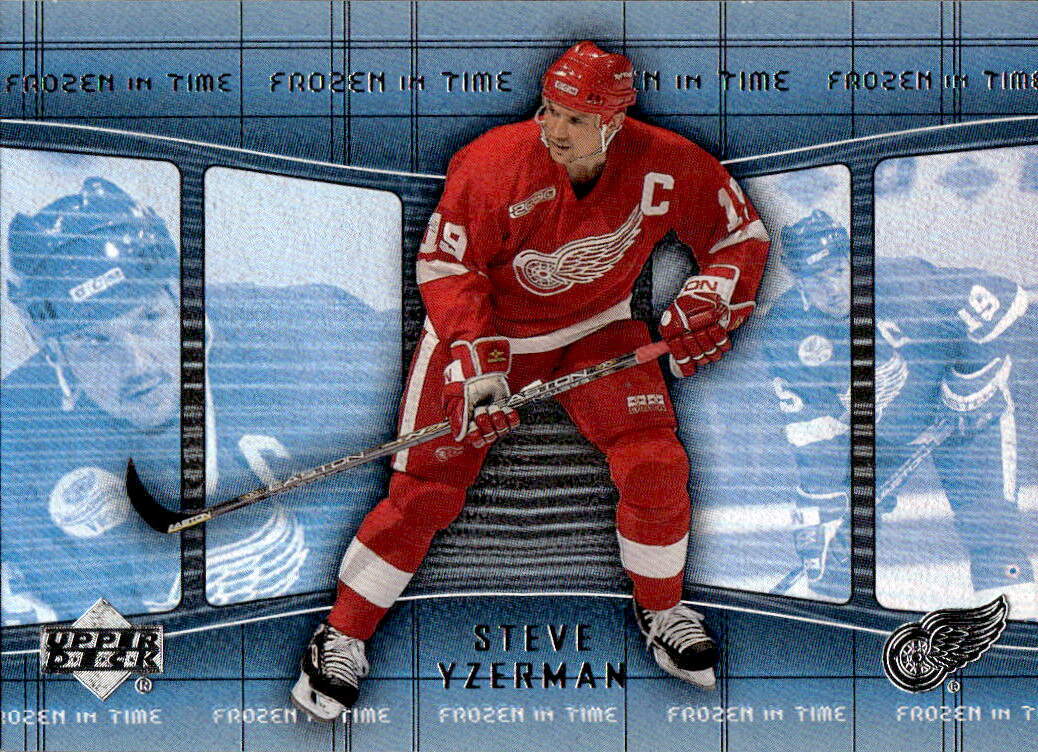 Frozen in Time STEVE YZERMAN 00-01 Upper Deck (lehce světlé růžky)