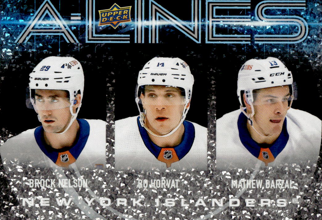 A-Lines BROCK NELSON/BO HORVAT/MATHEW BARZAL 24-25 UD Series 1