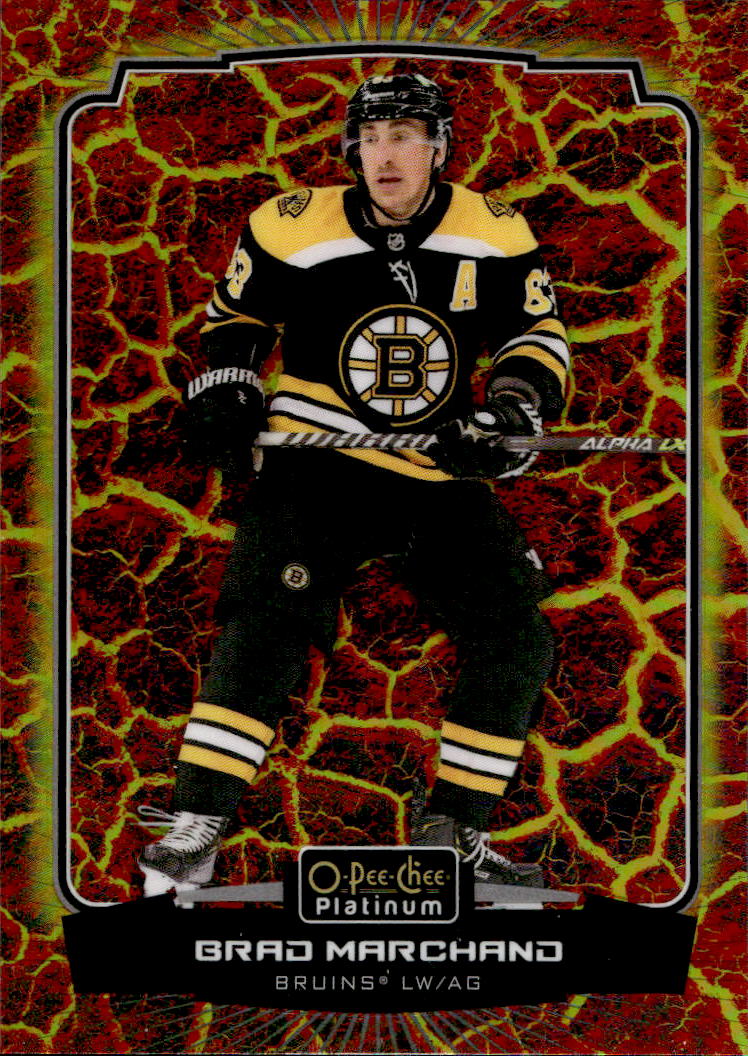 Hot Magma BRAD MARCHAND 22-23 UD O-Pee-Chee OPC Platinum /499