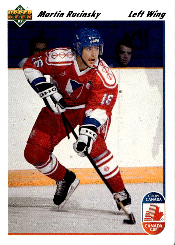 Rookie MARTIN RUČINSKÝ 91-92 Upper Deck