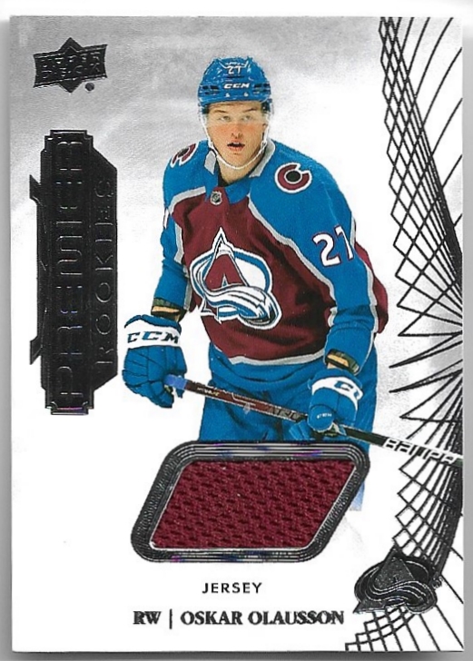 Jersey Rookie OSKAR OLAUSSON 22-23 UD Premier