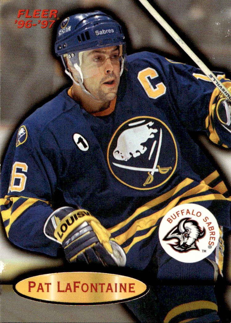 PAT LAFONTAINE 96-97 Fleer (špatný povrch)