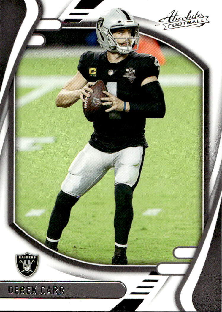 DEREK CARR 2021 Panini Absolute Football