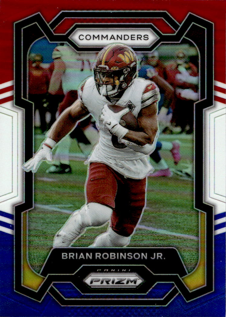Red White & Blue Prizm BRIAN ROBINSON JR. 2023 Panini Prizm Football