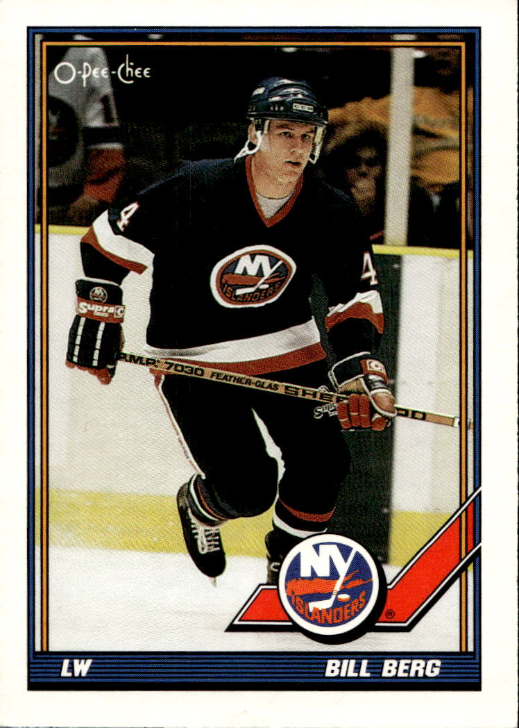 BILL BERG 91-92 O-Pee-Chee