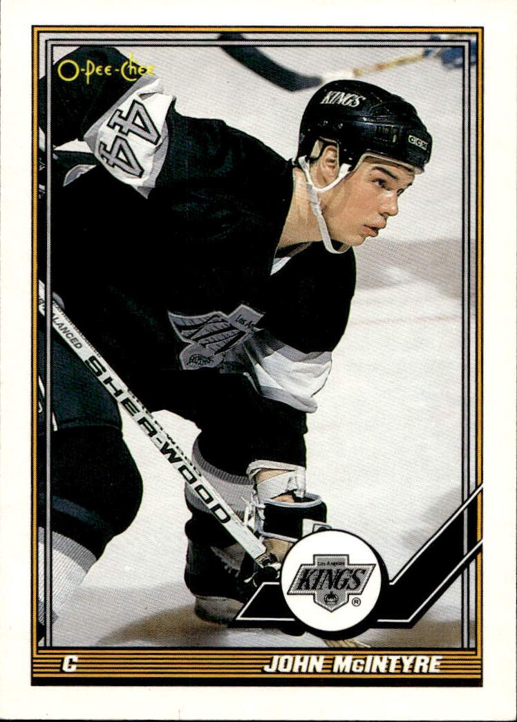 JOHN MCINTYRE 91-92 O-Pee-Chee