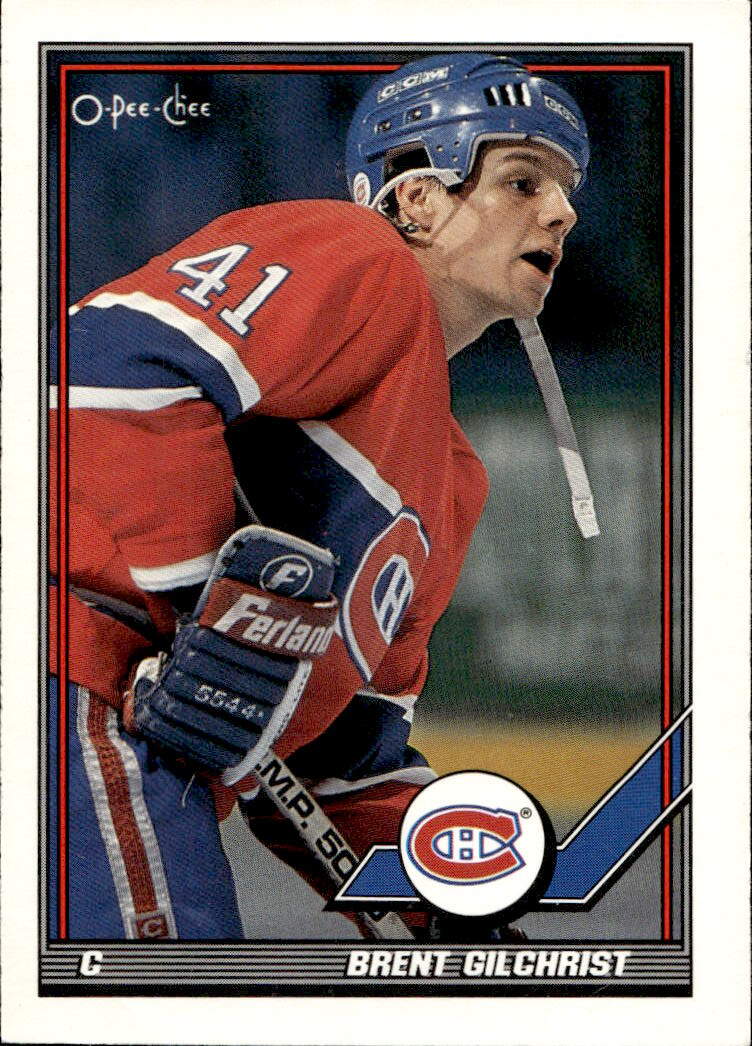 BRENT GILCHRIST 91-92 O-Pee-Chee