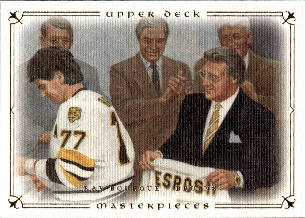 RAY BOURQUE 08-09 UD Masterpieces