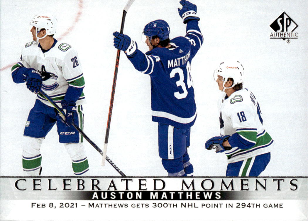 Celebrated Moments AUSTON MATTHEWS 20-21 UD SP Authentic