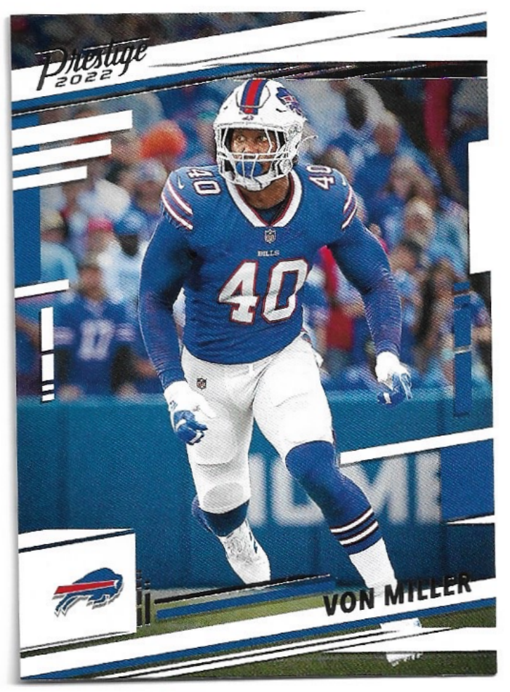 VON MILLER 2022 Panini Prestige Football