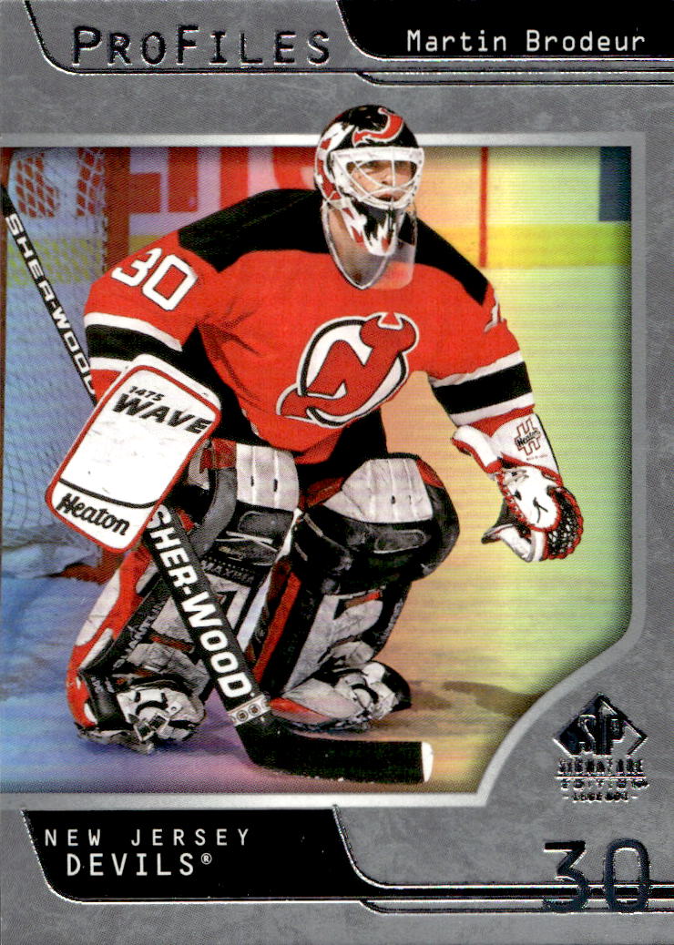 Profiles MARTIN BRODEUR 20-21 UD SP Signature Legends