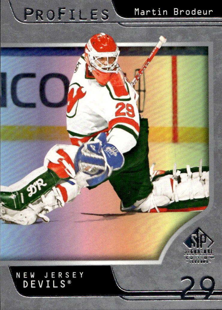 Profiles MARTIN BRODEUR 20-21 UD SP Signature Legends