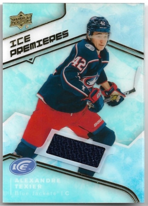 Rookie Jersey Ice Premieres ALEXANDRE TEXIER 19-20 UD ICE
