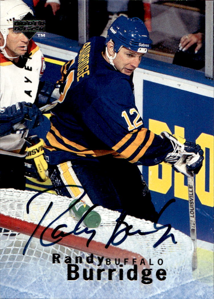 Auto RANDY BURRIDGE 95-96 UD Be A Player