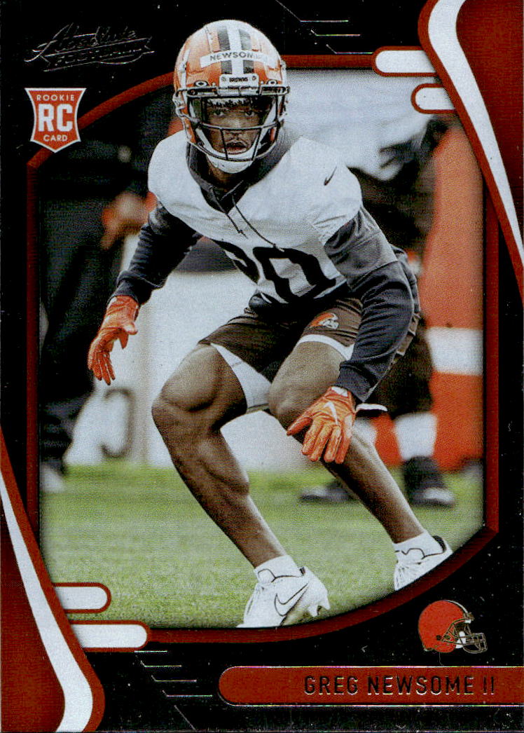Rookie GREG NEWSOME II 2021 Panini Absolute Football