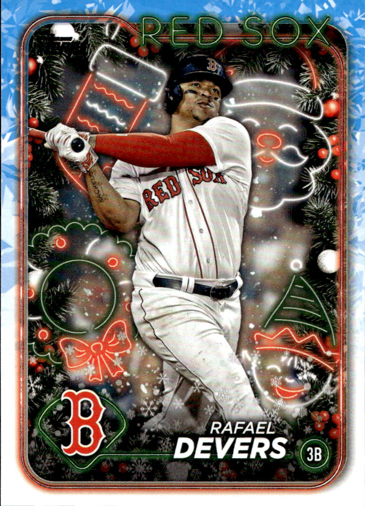 RAFAEL DEVERS 2024 Topps Holiday Baseball