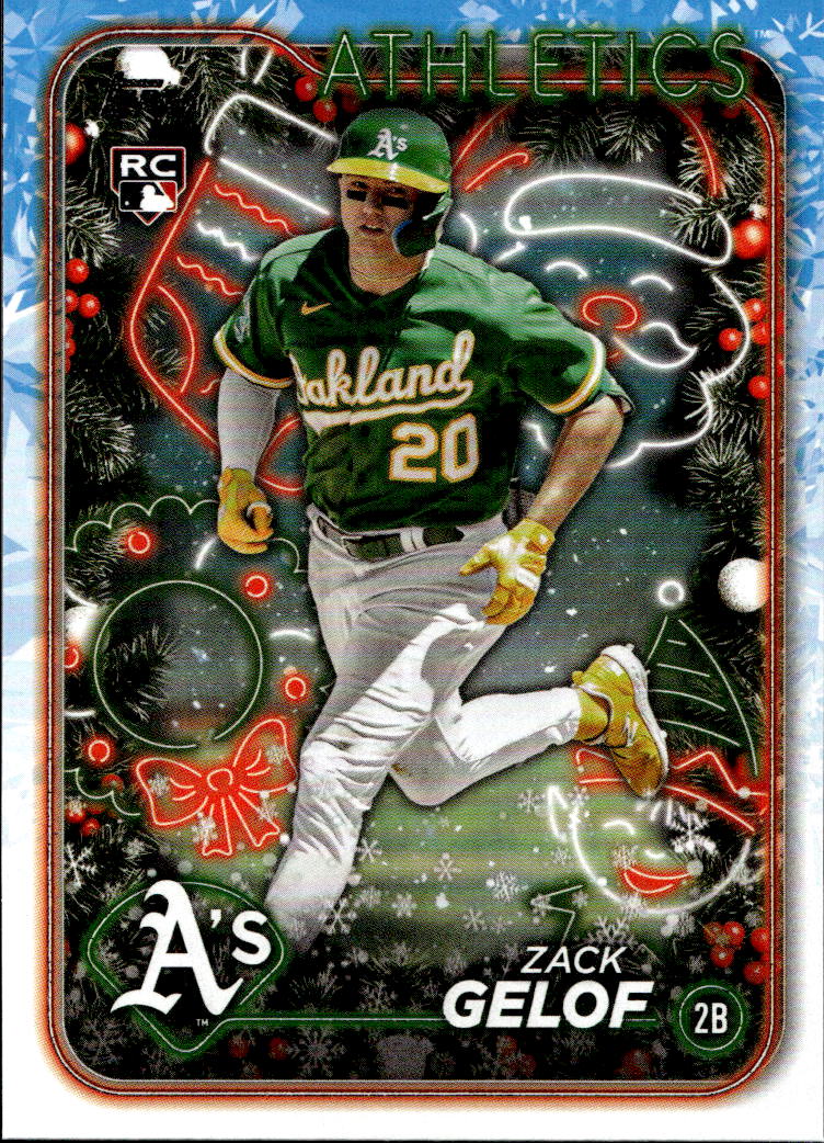 Rookie ZACK GELOF 2024 Topps Holiday Baseball