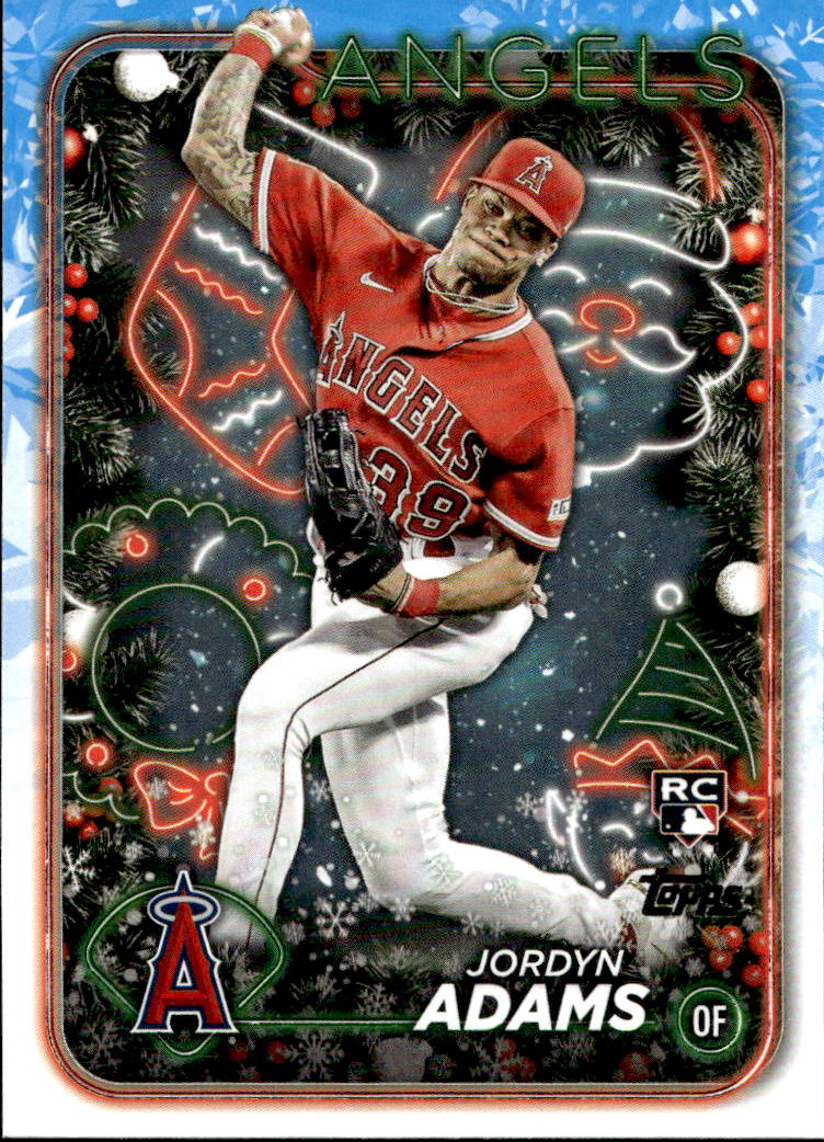 Rookie JORDYN ADAMS 2024 Topps Holiday Baseball