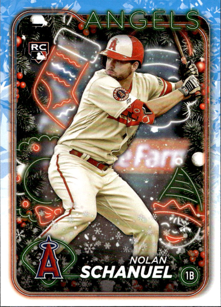 Rookie NOLAN SCHANUEL 2024 Topps Holiday Baseball