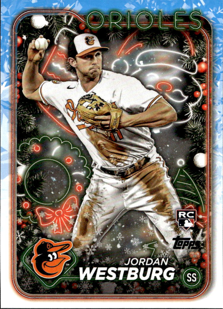 Rookie JORDAN WESTBURG 2024 Topps Holiday Baseball