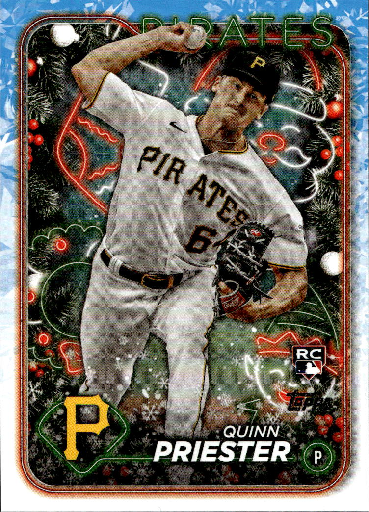 Rookie QUINN PRIESTER 2024 Topps Holiday Baseball