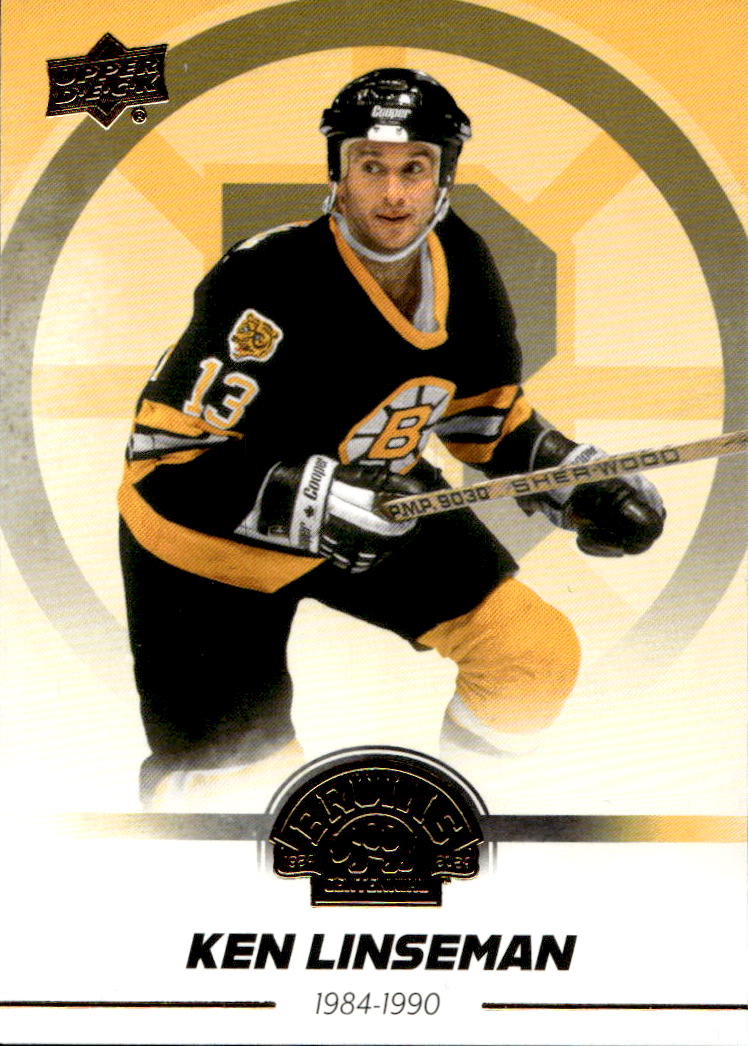 KEN LINSEMAN 23-24 UD Boston Bruins Centennial Hobby