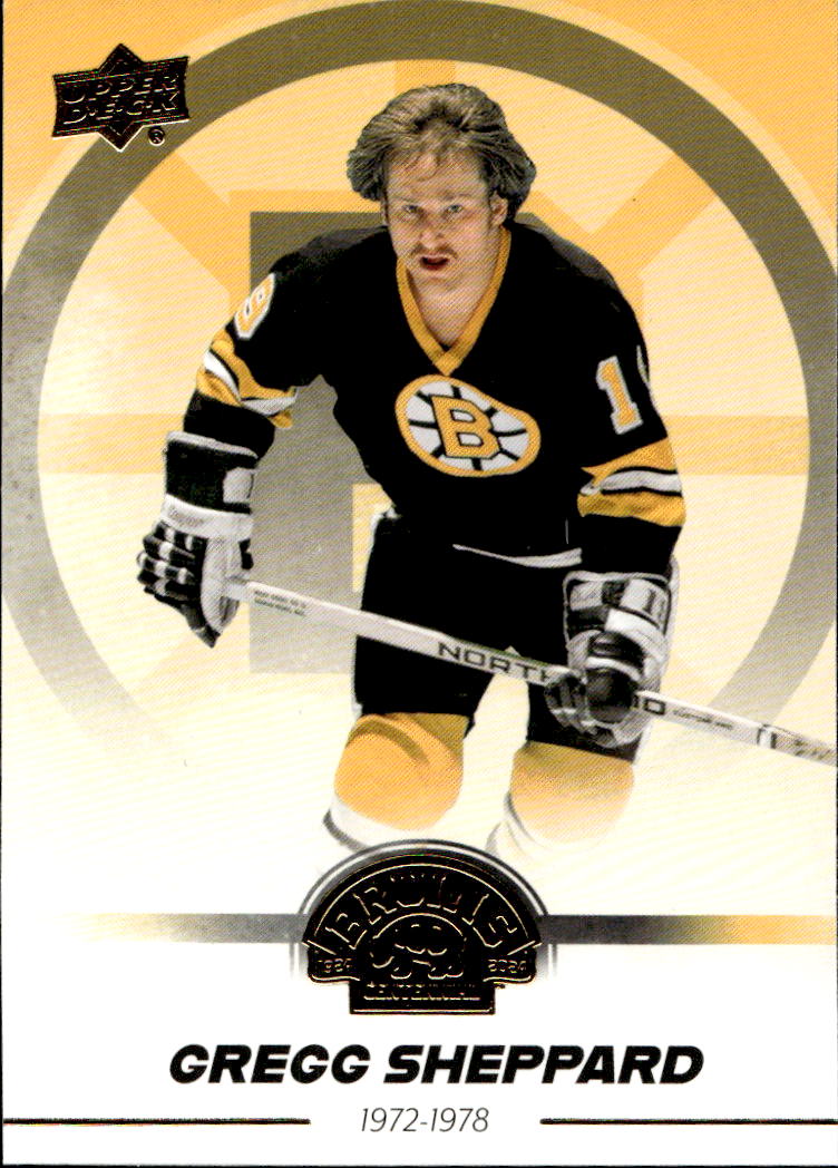 GREGG SHEPPARD 23-24 UD Boston Bruins Centennial Hobby