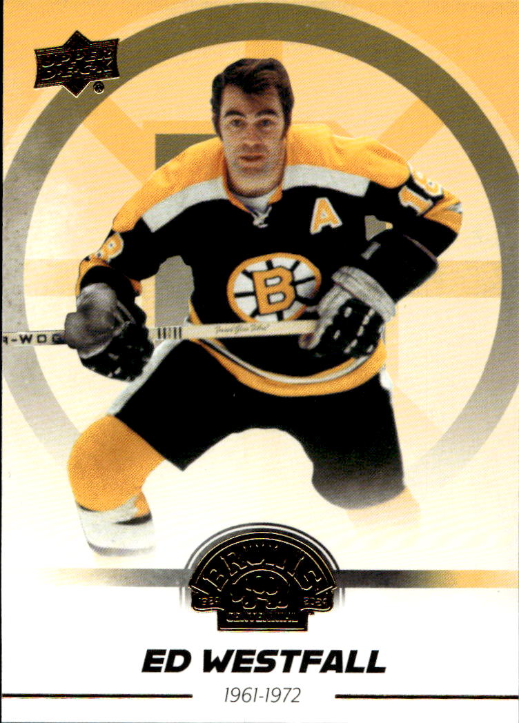 ED WESTFALL 23-24 UD Boston Bruins Centennial Hobby
