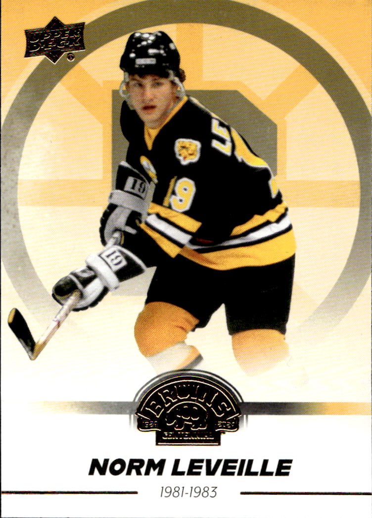 NORM LEVEILLE 23-24 UD Boston Bruins Centennial Hobby